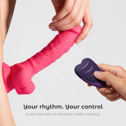 Wibrator realistyczny różowy 20cm Model 1 Pink Vibration+ LRS CNEX