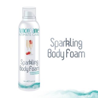 Pianka Do Masażu Truskawkowa Sparkling Body Foam Strawberry 150ml AMOREANE