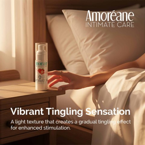 Wibrator w płynie truskawka AmoreaneMed Liquid Vibrator Strawberry 30ml