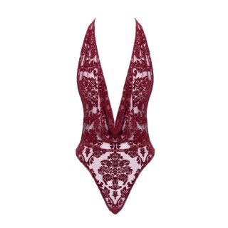 Body F386 Kink Royal cascade bodysuit L Noir Handmade Noir Handmade