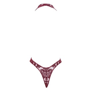 Body F386 Kink Royal cascade bodysuit L Noir Handmade Noir Handmade