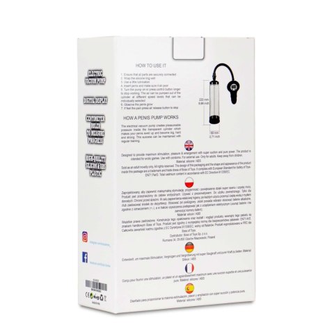 Elektryczna Pompka Próżniowa Powerpump USB Ładowana