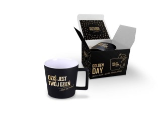 GOLDEN DAY - Zestaw kubek 350ml + kartka - Twój Dzień