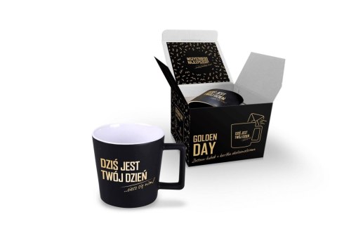 GOLDEN DAY - Zestaw kubek 350ml + kartka - Twój Dzień