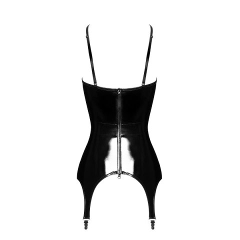 Gorset F381 Dominae Venom PVC corset-belt M Noir Handmade Noir Handmade