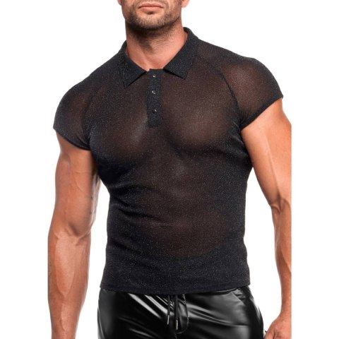 Koszulka polo H082 Onyx veil polo M Noir Handmade Noir Handmade