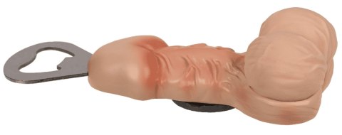 Otwieracz do Butelek Penis z Magnesem i Miękkimi Jądrami Antystresowymi
