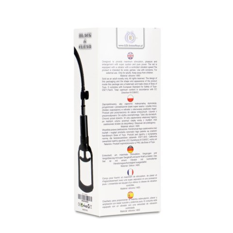 Pompka-Powerpump MAX Vibrating - Black&Clear