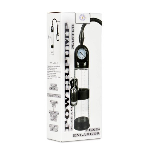Pompka-Powerpump MASTER Vibrating - Black&Clear
