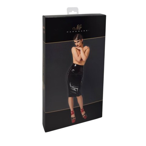 Spódnica F378 Dominae Column PVC pencil skirt L Noir Handmade Noir Handmade