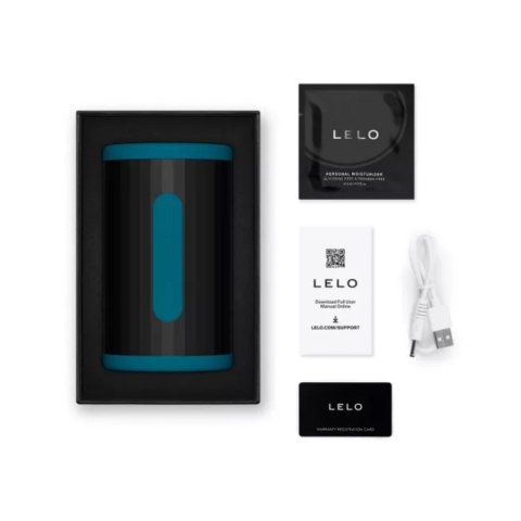 Masturbator sterowany aplikacją F2S Double Sonic Teal LELO Lelo