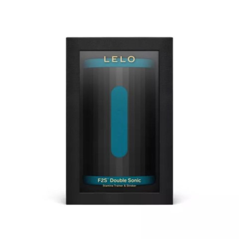Masturbator sterowany aplikacją F2S Double Sonic Teal LELO Lelo