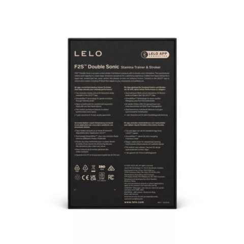 Masturbator sterowany aplikacją F2S Double Sonic Teal LELO Lelo
