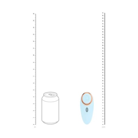 Aurie - AirTap Vibrator with Two Head Attachments - Blue