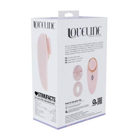 Aurie - AirTap Vibrator with Two Head Attachments - Pink