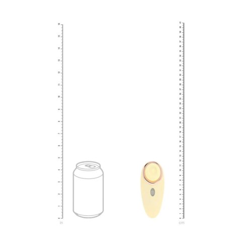 Aurie - AirTap Vibrator with Two Head Attachments - Yellow