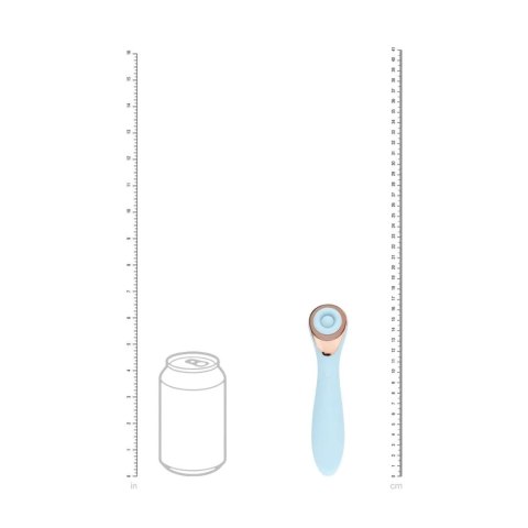 Darling - AirTap Wand Vibrator with Five Head Attachments - Blue