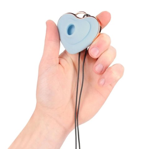 Luvie - Heart-shaped AirTap Vibrator - Blue