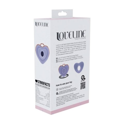 Luvie - Heart-shaped AirTap Vibrator - Lavender