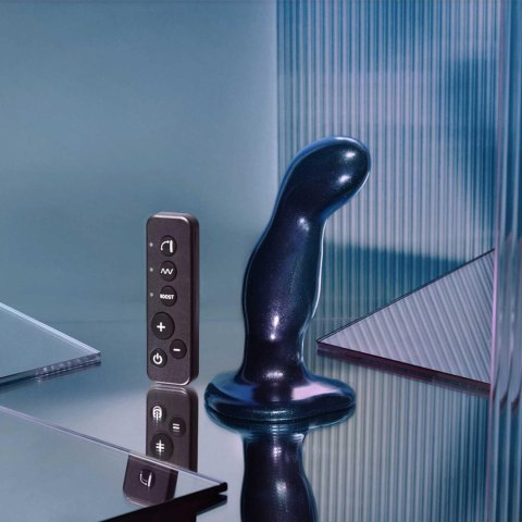 FINGERING & VIBRATING DILDO - M - BLUE TR