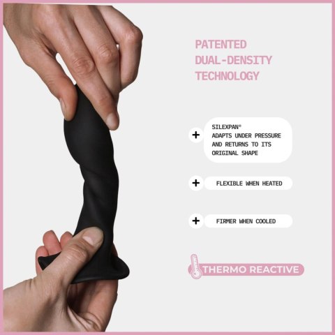 Dildo czarne 14cm HITSENS 5 Adrien Lastic