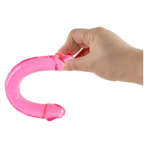 BUBBLEGUM BLAST LOLLIPOP LOOP PINK CLASSIC JELLY 9,8 INCH DOUBLE DONG