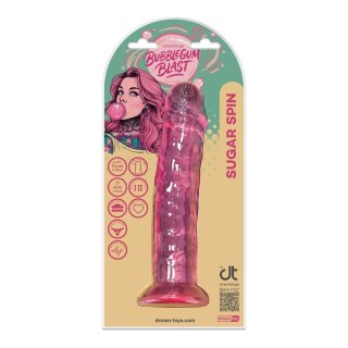 BUBBLEGUM BLAST SUGAR SPIN PINK CLASSIC JELLY 8,3 INCH DONG