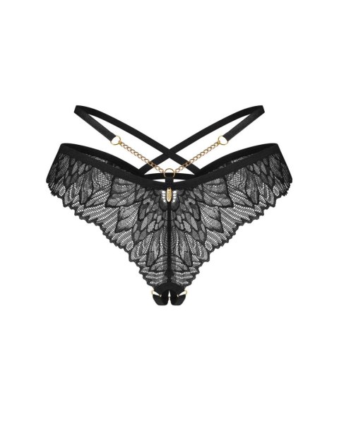 Matildea Black komplet 2-częściowy otwarty L/XL