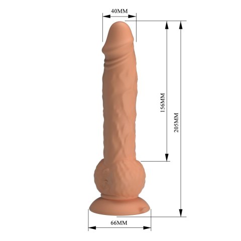 Pretty Love Eren Touch-Sensitive Thrusting Dildo - Flesh
