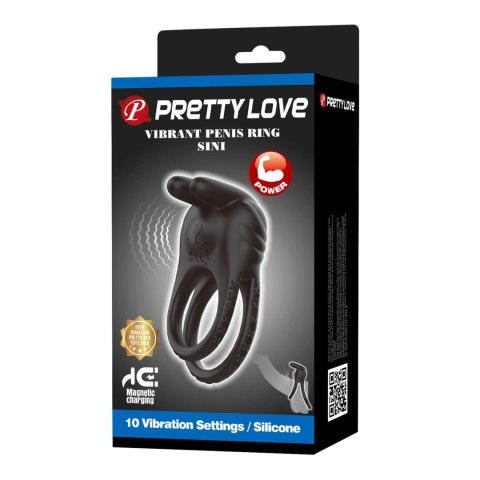 Pretty Love Sini Vibrating Rabbit Penis Ring