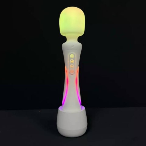 Wibrator z oświetleniem LED The Wand White Paradise Illumination Paradise Pleasure
