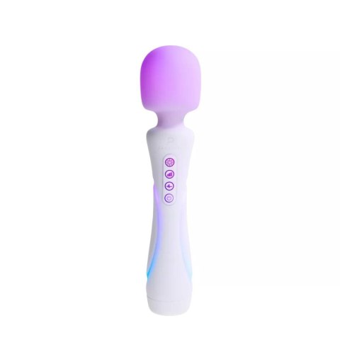 Wibrator z oświetleniem LED The Wand White Paradise Illumination Paradise Pleasure