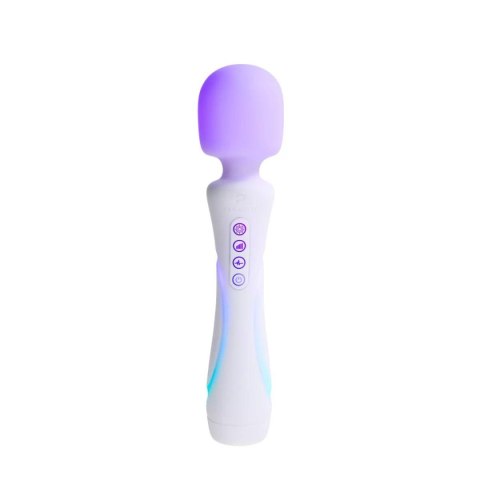 Wibrator z oświetleniem LED The Wand White Paradise Illumination Paradise Pleasure