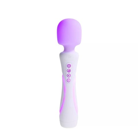 Wibrator z oświetleniem LED The Wand White Paradise Illumination Paradise Pleasure