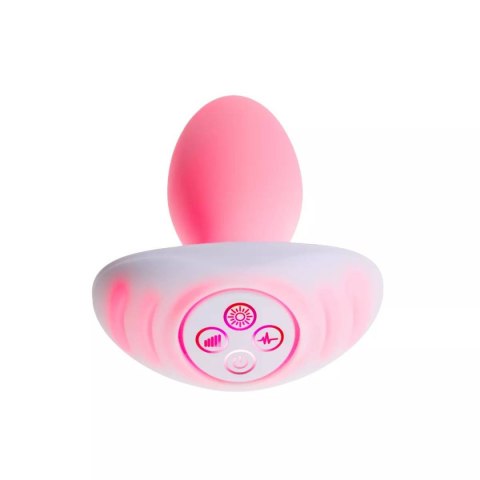 Wibrujący korek analny LED The Plug White Paradise Illumination Paradise Pleasure