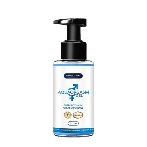 Lubrykant Wodny Żelowy Pobudzający Doznania Aqua Orgasm Żel 150ml Medica-Group