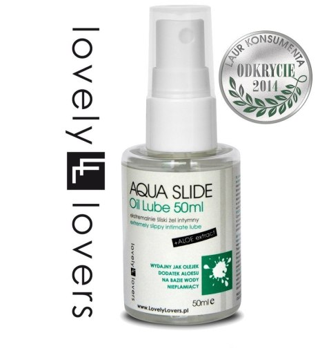 Aqua Slide Oil Lube Lubrykant 50 Ml Lovely Lovers
