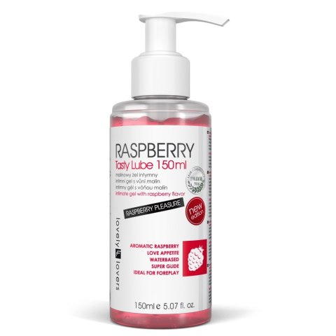 Lubrykant smakowy malina Raspberry Tasty Lube 150ml Lovely Lovers