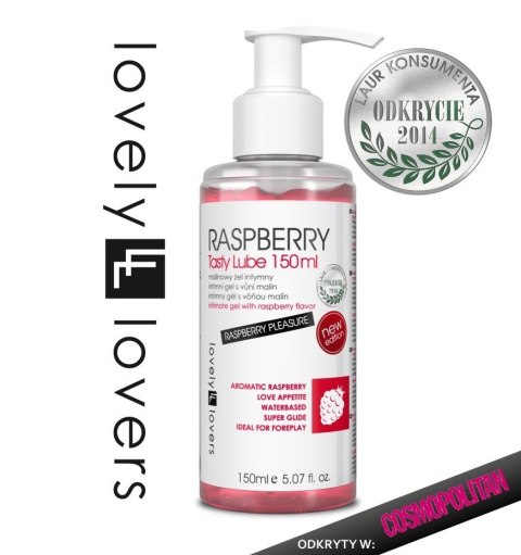 Lubrykant smakowy malina Raspberry Tasty Lube 150ml Lovely Lovers