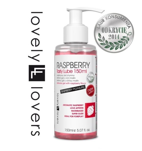 Lubrykant smakowy malina Raspberry Tasty Lube 150ml Lovely Lovers
