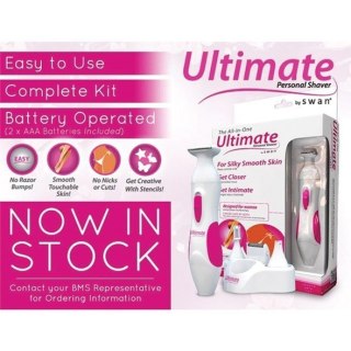 Ultimate Personal Shaver Women Golarka Do Kobiecych Miejsc Intymnych Biała Swan