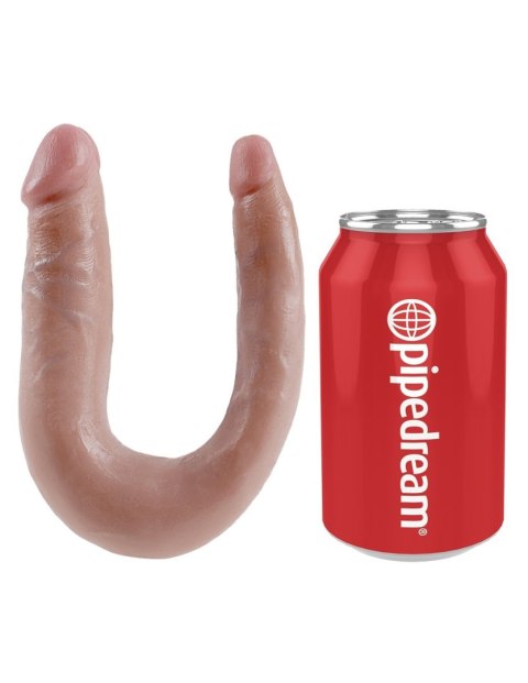 Dildo podwójne cieliste 34cm U-Shaped Small Double Trouble KING COCK