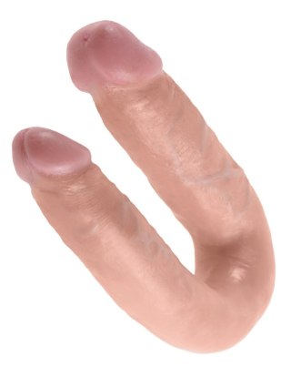 Dildo podwójne cieliste 35cm U-Shaped Medium Double Trouble KING COCK