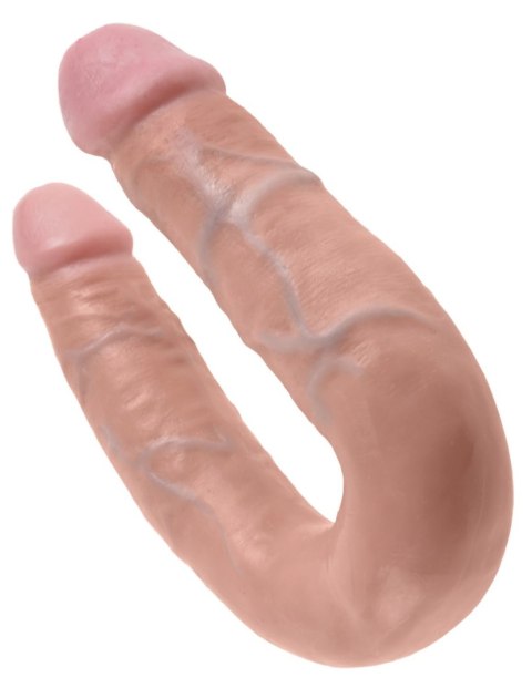 Dildo podwójne cieliste 35cm U-Shaped Medium Double Trouble KING COCK