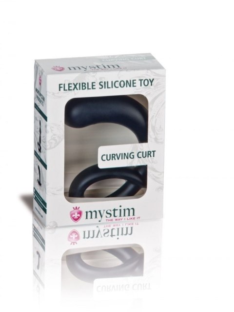 Silikonowy Masażer Prostaty Curving Curt Mystim