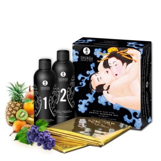 Zestaw Żeli Do Masażu O Zapachu Owoców Egzotycznych Exotic Fruits 2x250ml Shunga