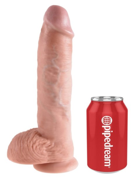 Dildo winylowe cieliste 25cm King Cock