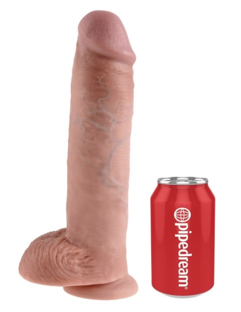 Dildo winylowe cieliste 28cm King Cock