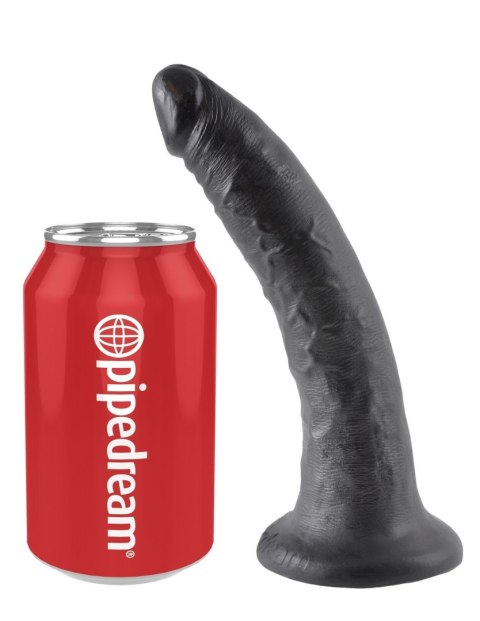 Dildo realistyczne czarne 18cm King Cock