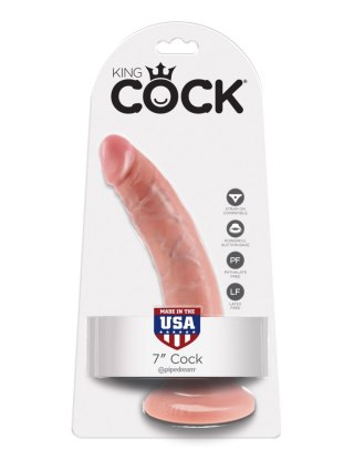 Dildo realistyczne cieliste 18cm King Cock